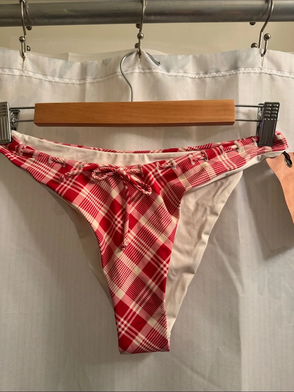 NWT Frankies bikini x Bella Hadid Dove bottom sz M